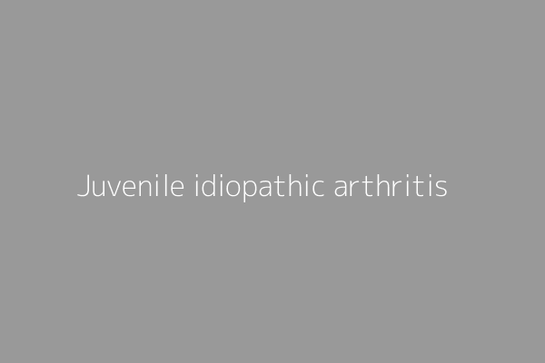 Juvenile idiopathic arthritis - SportsMed Physical Therapy