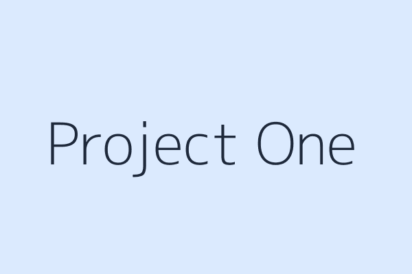 Project One