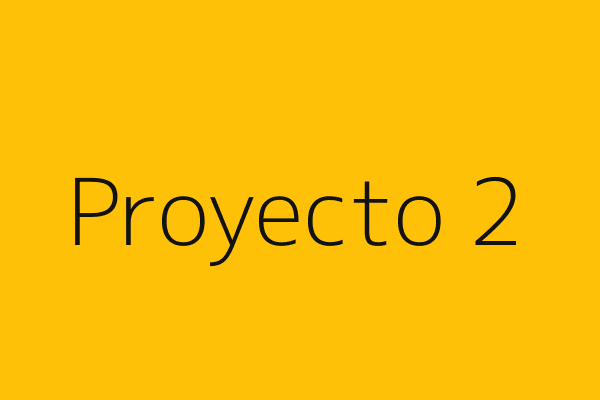 Proyecto 2