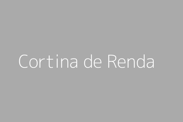 Cortina de Renda