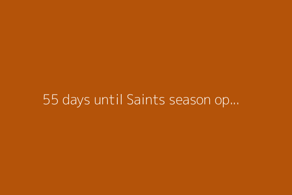 55 days until Saints season opener: Every player to wear No. 55