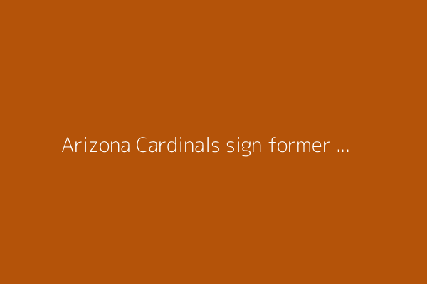 Arizona Cardinals sign former UFL DL Kyon Barrs ahead of training camp