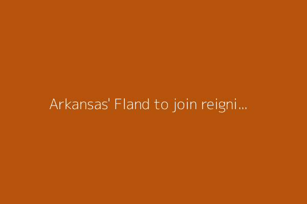 Arkansas' Fland to join reigning champion Gators