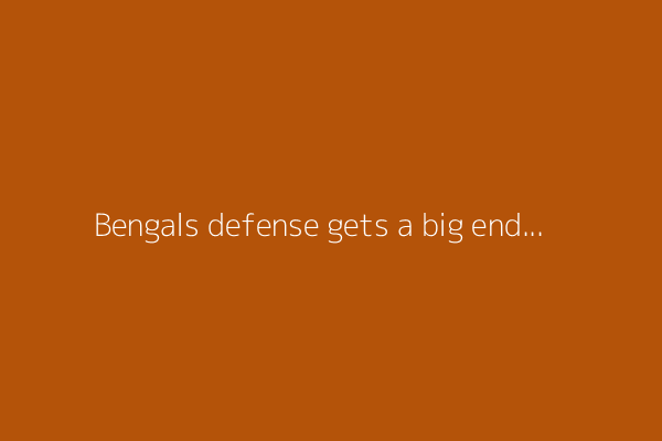 Bengals defense gets a big endorsement from NFL expert