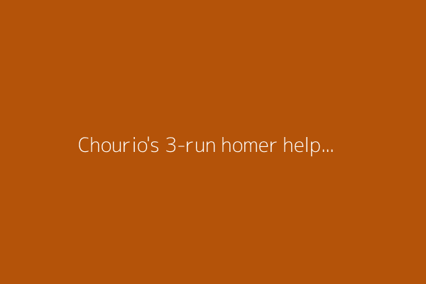 Chourio&#39;s 3-run homer helps power Brewers past Rockies 10-6