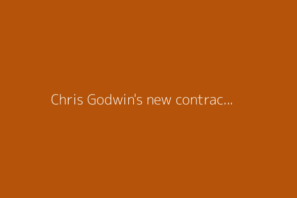 Chris Godwin&#39;s new contract has no exceptions for his ankle injury