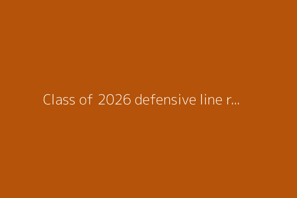 Class of 2026 defensive line recruit cancels official visit to Wisconsin