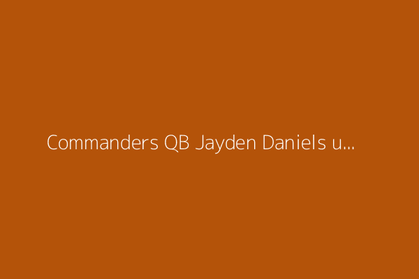 Commanders QB Jayden Daniels upsets Eagles&#39; fans again