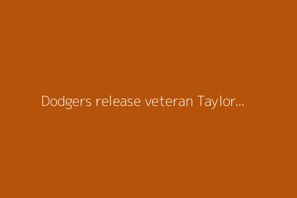 Dodgers release veteran Taylor, activate Edman