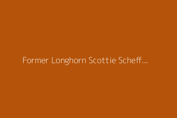 Former Longhorn Scottie Scheffler wins PGA Championship, third major win