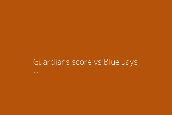 Guardians score vs Blue Jays | Tanner Bibee takes the mound as Cleveland faces Toronto