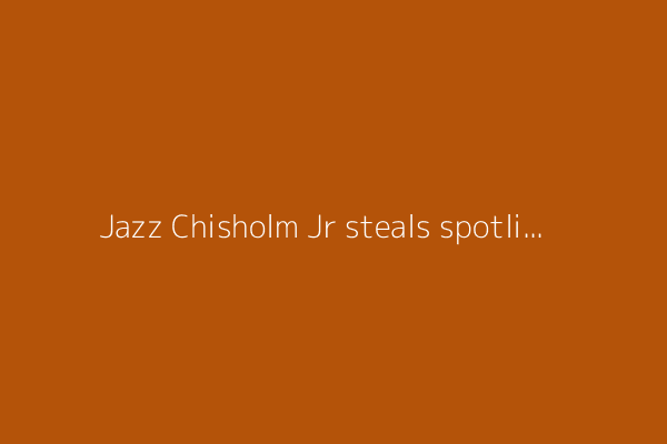 Jazz Chisholm Jr steals spotlight on red carpet after Home Run Derby flop