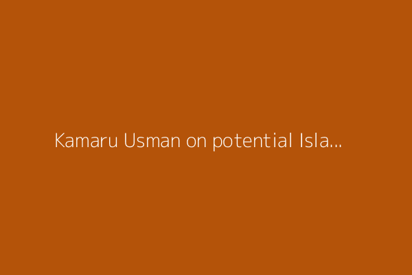 Kamaru Usman on potential Islam Makhachev fight: &#39;Another blockbuster before I sail off&#39;
