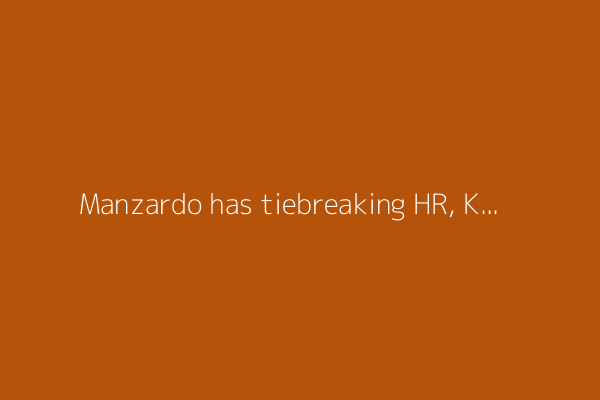 Manzardo has tiebreaking HR, Kwan adds 2 RBIs as Guardians beat White Sox 6-2
