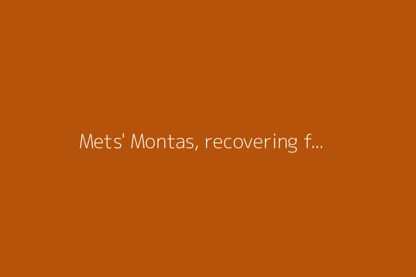 Mets&#39; Montas, recovering from lat strain, allows 2 runs over 1 1/3 innings in first rehab outing