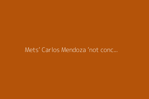 Mets’ Carlos Mendoza ‘not concerned’ with Kodai Senga’s second straight shaky outing