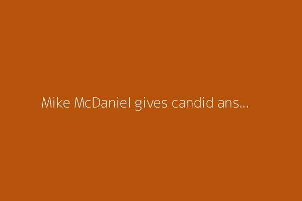 Mike McDaniel gives candid answer regarding Jalen Ramsey&#39;s future