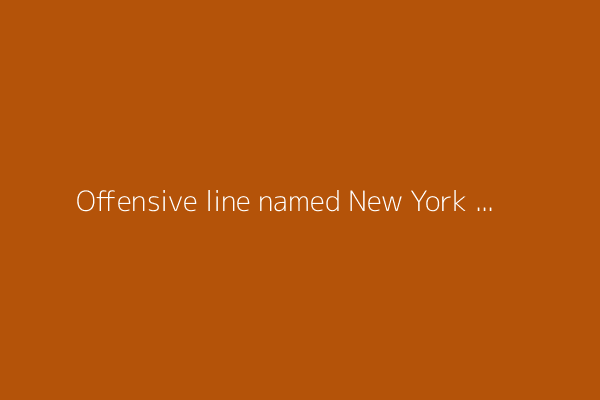 Offensive line named New York Giants&#39; biggest remaining need