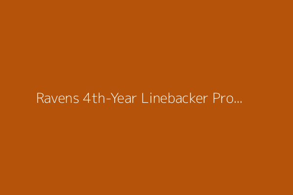 Ravens 4th-Year Linebacker Projected as Early Cut Candidate