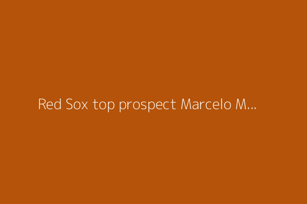 Red Sox top prospect Marcelo Mayer&#39;s big-league arrival delayed by lost car keys