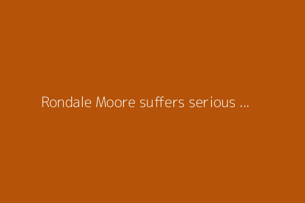Rondale Moore suffers serious knee injury in preseason