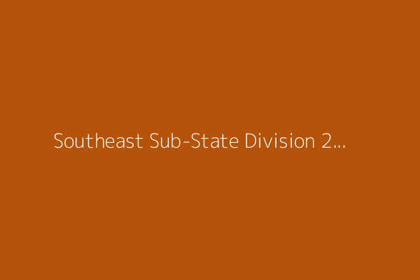Southeast Sub-State Division 2 Senior Legion playoff pairings