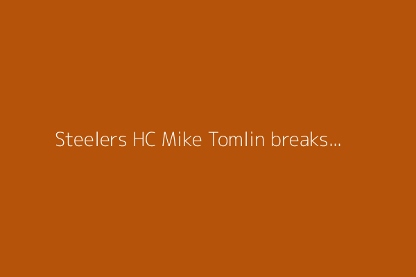 Steelers HC Mike Tomlin breaks his silence on T.J. Watt holdout amid minicamp absence