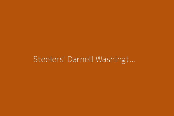 Steelers&#39; Darnell Washington defeats T.J. Watt, three other defenders in backs-on-backers