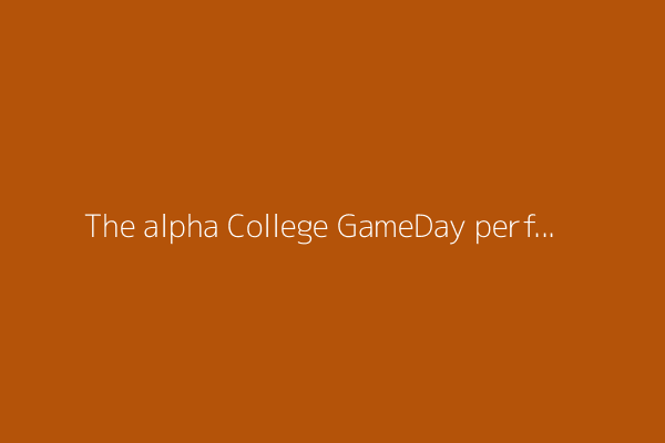The alpha College GameDay performance that got Tory Horton drafted