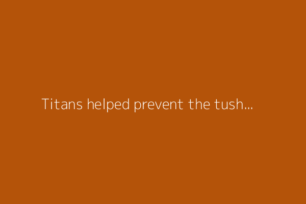 Titans helped prevent the tush push from being banned