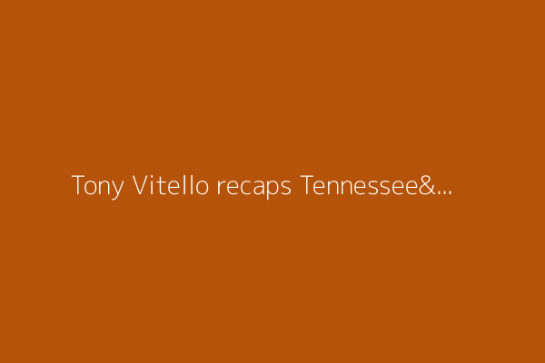 Tony Vitello recaps Tennessee&#39;s win over Cincinnati in Knoxville Regional winner&#39;s bracket