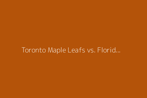 Toronto Maple Leafs vs. Florida Panthers predictions: Who will win Game 7?