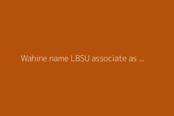 Wahine name LBSU associate as their new softball coach