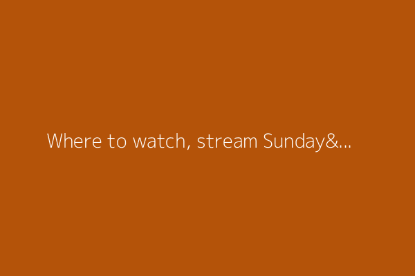 Where to watch, stream Sunday&#39;s final round of the 2025 British Open