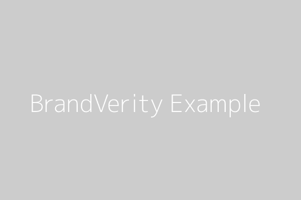 Example BrandVerity Screenshot