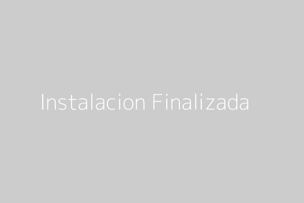 Instalacion finalizada