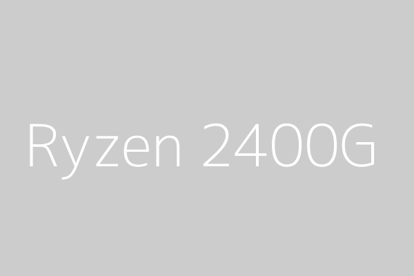 Imagen de un Ryzen 2400G