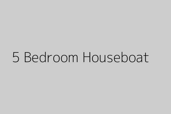 5 Bedroom Houseboat Alleppey