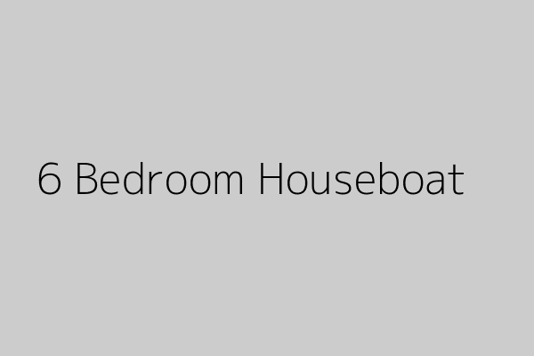 6 Bedroom Houseboat Alleppey