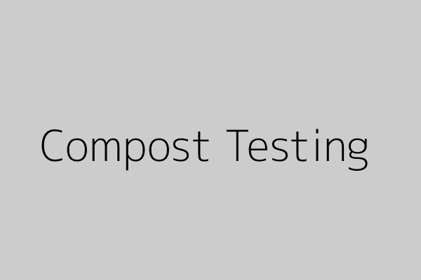 Testing compost PH with digital meter