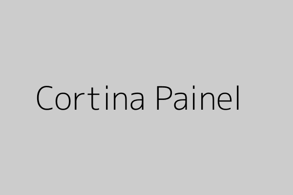 Cortina Painel