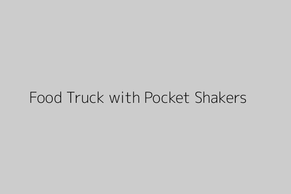 Food truck staff handing out individual Real Salt pocket shakers to customers enjoying their meals outdoors
