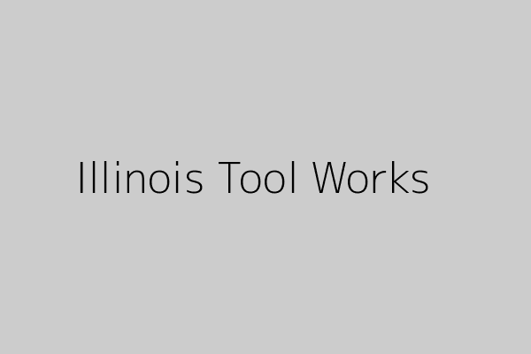 Illinois Tool Works 공장 전경