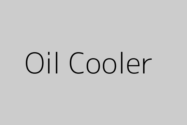 Marine Engine Oil Cooler