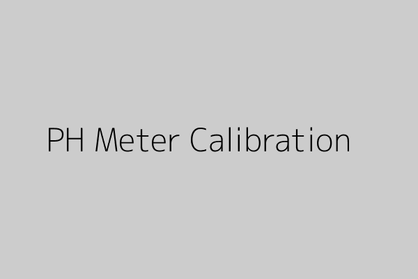 User calibrating soil pH meter with standard buffer solution