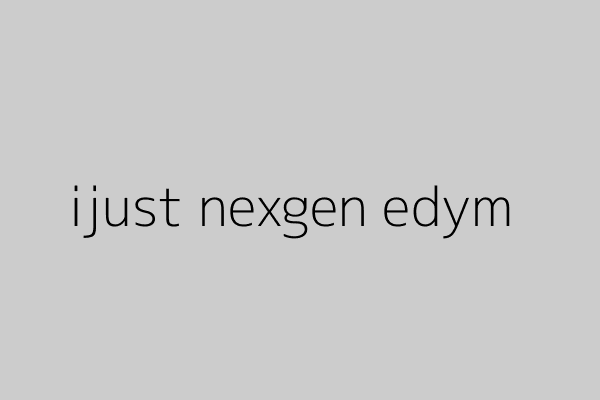 ijust nexgen edym logo