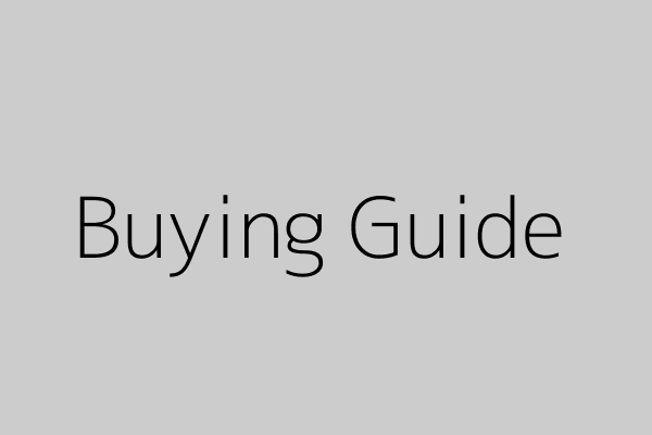 Buying guide image placeholder