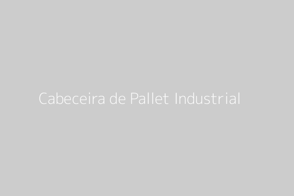Cabeceira de Pallet Industrial