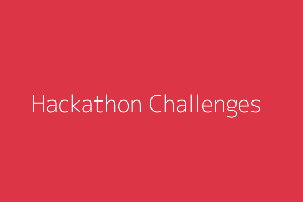 Hackathon Challenges