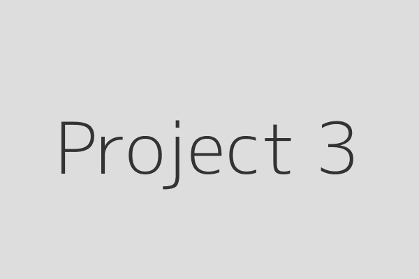 Project 3
